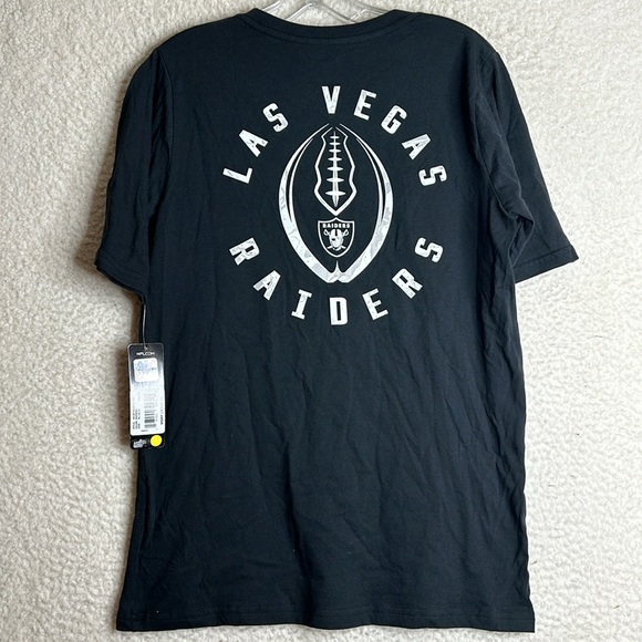 NWT NFL Youth XL Black Las Vegas Raiders T Shirt - Picture 5 of 8